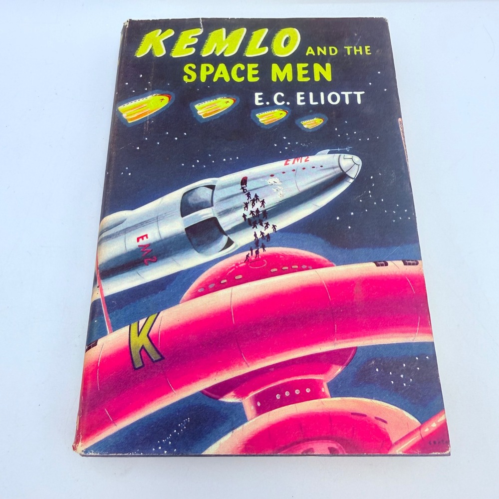 Kemlo and the Space Men E.C. Eliott Vintage Sci-Fi Hardcover Dust Jacket Nelson